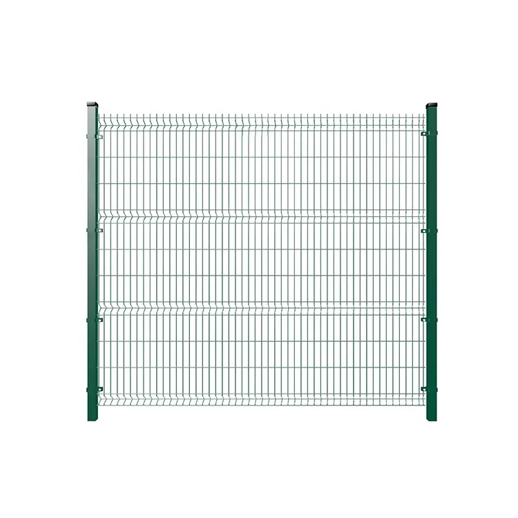 3d green home fence panel welded mesh security garden fenceing for sports grounds