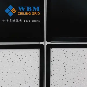 T Bar Suspended Ceiling Grid/ceiling Grid Components/ceiling Frames/Black Fut 32/38