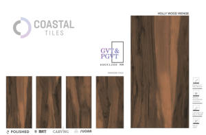 HOLLYWOOD WENGE 9mm Polished Porcelain Tiles 600x1200MM / 24X48 Modern Classic Design Premium Firebrick Tiles Certified-CE - Product Image 2