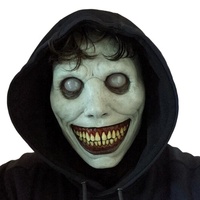 Effrayant Souriant Démons Halloween Horreur Masque Drôle Latex Masque Avec Led Eye Pour La Fête