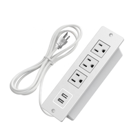 Multiprise encastrable USB avec ports multiples pour bureau, maison, hôtel