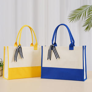 Sac en toile de coton écologique, taille libre, durable, personnalisé avec votre logo, sac fourre-tout en toile coloré - Product Image 4