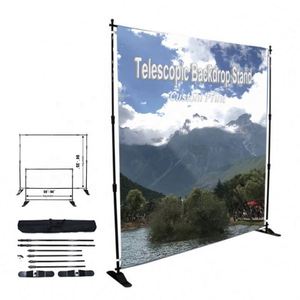 ฉากหลังผ้าพับได้แบบพกพาพร้อมโลโก้สั่งทำ - Product Image 2