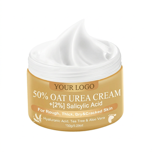 Crème Réparatrice OEM Personnalisée à 50% d'Avoine et d'Urée, Acide Salicylique et Arbre à Thé pour Mains et Pieds Secs et Fissurés, Nourrissante - Product Image 1
