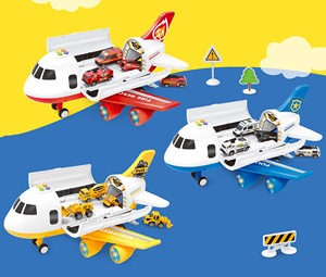Dowellin Avión Juguetes Coche Simulación Juguete para niños Aviones eléctricos con coches de aleación y mapa para niños - Product Image 6