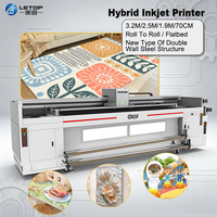 Impresora de Inyección de Tinta de Gran Formato LETOP Plotter 3.2M, Máquina de Impresión, Impresora UV para Madera