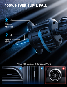 Lamicall Ultra para carro magnético montar carregador 15W suporte do telefone do carro sem fio mãos-livres suportes magnéticos do telefone - Product Image 6