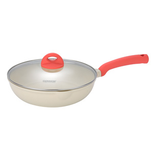 Juego de Utensilios de Cocina de Cerámica de 5 Piezas, Sartén Antiadherente, Cacerola para Leche, Cacerola Profunda para Sopa, Utensilios de Cocina para Uso Doméstico, Color Blanco - Product Image 2