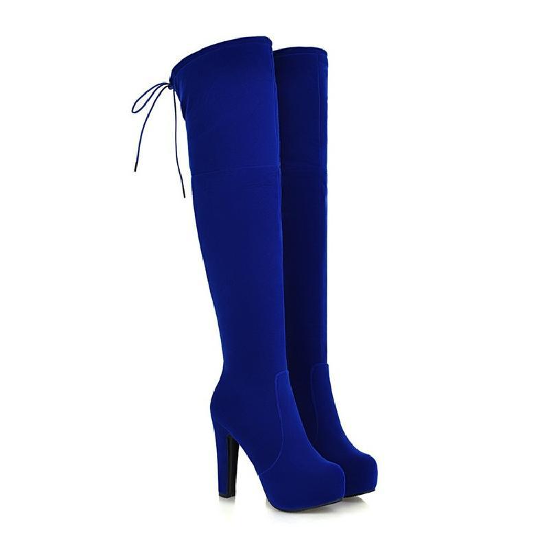 Venta al por mayor botas tacon azules-Compre online los mejores botas tacon  azules lotes de China botas tacon azules a mayoristas | Alibaba.com