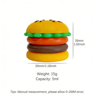 Pot en silicone portable et écologique pour cire ou huile, idéal pour les voyages, disponible en 2 ml, 3 ml, 5 ml, 7 ml, 9 ml, 11 ml, 22 ml - Product Image 1