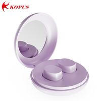 KOPUS Patch LED rechargeable USB pour l'acné, thérapie par la lumière rouge, bleue et violette, patch anti-boutons 660nm 415nm, 3 modes d'éclairage pour le visage