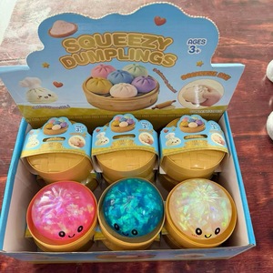 Soft Stress Relief Home Bedroom Decor Dumpling Night Light Dumplings Lights Dumpling Squishy Dumpling Squishy Light - Product Image 2