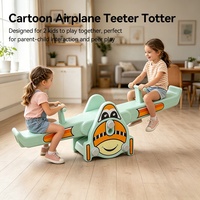 Balançoire girafe en HDPE sûre et non toxique, jouet d'équilibre commercial pour enfants, pour l'extérieur et l'intérieur, pour garderies et maternelles
