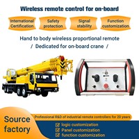 hydraulique joystick vanne directionnelle 4 leviers camion grue radio kits de télécommande intelligents