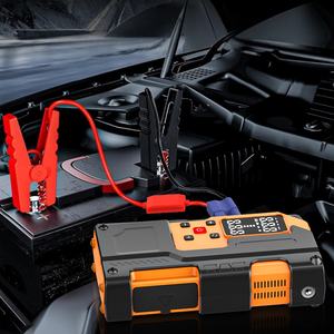 2025 professionnel 8000 MAh numérique Powerbank chargeur de batterie de <span class=keywords><strong>voiture</strong></span> câble de démarrage de saut et <span class=keywords><strong>avec</strong></span> pompe à air de gonflage de pneu - Product Image 2