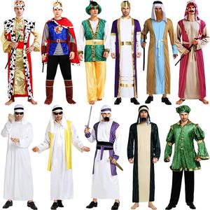 Disfraz de Halloween y Carnaval de Ladrón Callejero de Aladdín para Hombre Adulto Traje de Héroe Folclórico Disfraz de Príncipe Árabe - Product Image 6