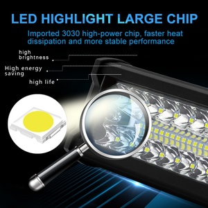 Nouveaux designs 2022 : Barre lumineuse LED pour voiture, pick-up, mini-tracteur, pièces de camion, éclairage LED 12V 24V pour véhicules - Product Image 4