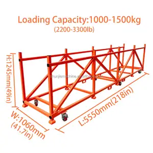 Xe Đẩy Vận Chuyển Hồ Sơ Nhôm Nặng Ba Lớp Tùy Chỉnh Ngoài Trời Có Bánh Xe Cho Nhà Kho