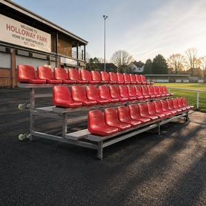 Portable <strong>Rolling</strong> Aluminum Alloy Bleacher Stands CE Certified Weather Resistant Spectator Stands for Field Activities - Product Image 4