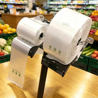 Op maat gemaakte verpakking van verse fruitzakken, rolfolie, bedrukte groenteverpakkingen, transparante plastic rolzakken voor voedsel