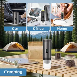 Wholesale <b>Portable</b> Capusle Espresso Machine with LED Display Self-Heating Battery Powered Travel <b>Coffee</b> <b>Maker</b> for Camping Gym - Product Image 5