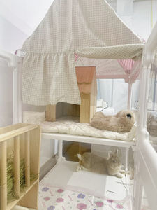 Corralito para Mascotas Moderno, Seguro, Plegable y Transparente de Plástico con Diseño de Animales para Uso en Interiores para Mascotas Pequeñas - Product Image 3