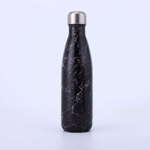 Logo personnalisé promotionnel 16 oz. Bouteille d'eau en acier inoxydable avec couvercle à visser pour les cadeaux d'entreprise et les événements sportifs - Product Image 3