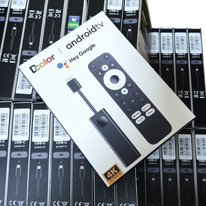 Vente en gros de clés TV Android 4K 2 Go 16 Go Amlogic S905Y4 certifiées Google, clés TV HDR intelligentes pour le divertissement à domicile - Product Image 1