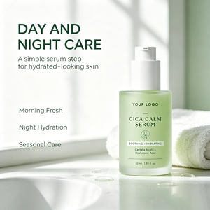 Suero Hidratante Cica Calm, Esencia Facial Ligera para el Cuidado de la Piel, Personalización de Marca - Product Image 3