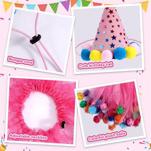 عيد ميلاد الشرفة أوزة الزي لطيف قبعة مخروطية وشاش تنورة زي للحديقة في الهواء الطلق ساحة الديكور - Product Image 3