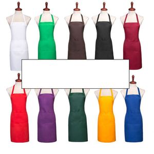 Tablier de cuisine unisexe en polycoton de qualité supérieure pour chef, barbecue ou café - Vente en gros - Product Image 5