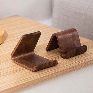 ที่วางโทรศัพท์แบบตั้งโต๊ะทำจากไม้ ช่องใส่เดียว - Product Image 1