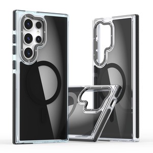 Màu kép Magnetic sạc điện thoại trường hợp Đối với Samsung S25 siêu TPU PC chất liệu chống thả điện thoại Bìa trường hợp - Product Image 2