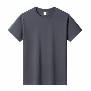 T-shirt d'été à manches courtes de grande taille T-shirt de sport mince et ample pour hommes T-shirt décontracté de remise en forme - Product Image 1