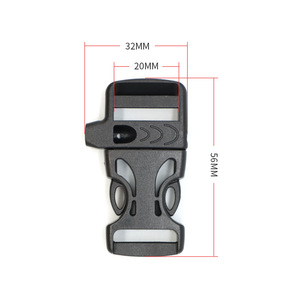 Plastic Whistle Buckle 20Mm Durable <b>Snap</b> <b>Fastener</b> For Bags Outdoor Travel Gear - Product Image 3