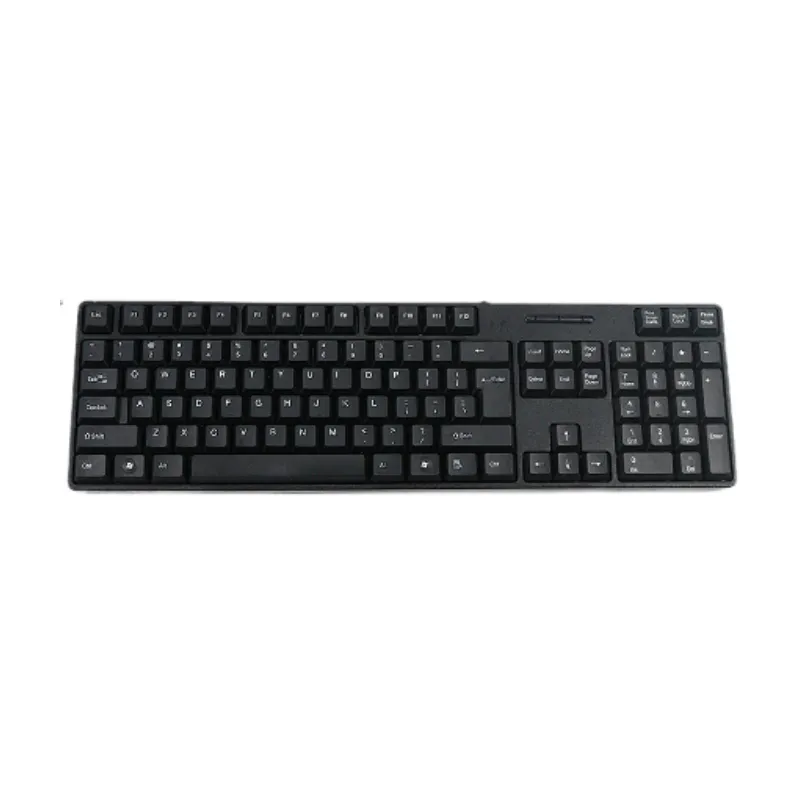 Cheap Price Ergonomic Design 104 Keys USB Wired Keyboard for Laptop and Desktop Computer