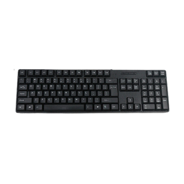 Ergonomic 104-Keys USB Wired Gaming Keyboard Supports English Arabic Russian French German Portuguese Spanish Italian Persian
