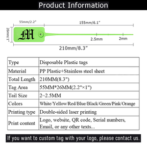 Biểu Tượng Tùy Chỉnh In Nhãn Tag Con Dấu Nhựa Cá Nhân May Mặc Giày Túi Quần Áo Hangtag Nhãn Zip Tie Thẻ - Product Image 3