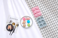 Moules à gâteau en silicone design boules, réutilisables, de qualité alimentaire, mignons, en silicone magnétique pour chocolat, bonbons et glaçons DIY