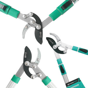 Dụng cụ Làm Vườn Dài xử lý hàng rào pruner cắt tỉa cắt vườn cắt có thể điều chỉnh kính thiên văn Ratchet <span class=keywords><strong>lopper</strong></span> - Product Image 3