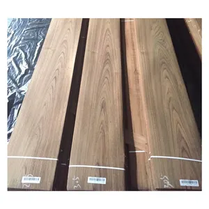 Teak Wood Veneer Crown Cut Myanmar Teak Wood Veneer For Furniture