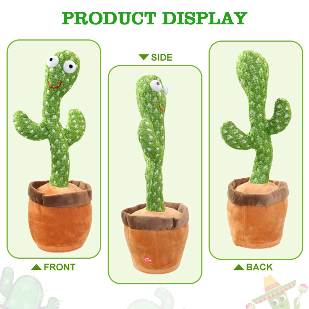 2021 hot selling singing dancing saxophone cactus plant dancing toy electric dancing cactus