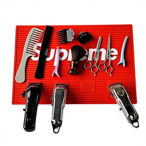 Tapis de Coiffure Magnétique Rectangulaire en PVC, Vente en Gros, Durable, Écologique, pour Salon de Coiffure - Product Image 1