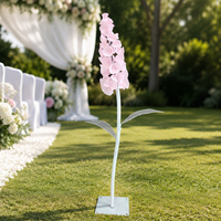 Arrangement floral personnalisable en organza/papier, fleurs artificielles réalistes faites à la main, décoration longue durée