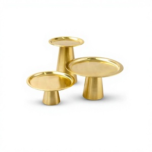 Set Of 3 Different Sizes Chocolates Server Simple Design Stainless Steel Dessert Server For Top Selling - Product Image 1