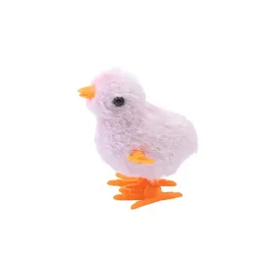 Small toys for child colorful High Quality Cute Chick Shaped Plush Toys Interesting Clockwork Small Toys