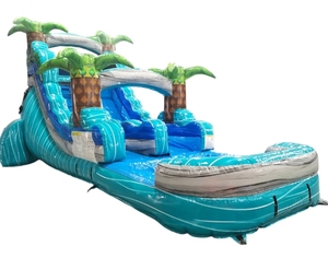 Thương mại 16ft trượt nước Inflatable cho bé trượt nước hồ bơi Bouncer người lớn lớn lớn bouncy nhảy lâu đài với Slide - Product Image 2