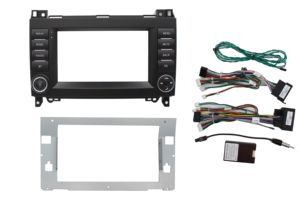 Adaptador de marco de salpicadero Original 2 Din 9 pulgadas para Benz B200 Dash Kit de marco de panel de ajuste de audio <span class=keywords><strong>Google</strong></span> <span class=keywords><strong>Play</strong></span> <span class=keywords><strong>Store</strong></span> Conducción Segura del coche - Product Image 2