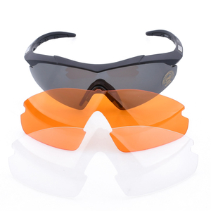 Tiro tattico polarizzato luce occhialini Set CS occhiali da tiro sport antivento maschera per campeggio Edc blocco vento e sabbia - Product Image 4