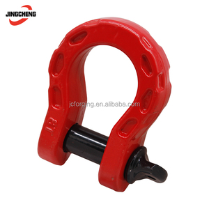 Récepteur d'<span class=keywords><strong>attelage</strong></span> 4.75T en plastique alliage d'acier forgé 3/4 goupille à vis 38 mm D anneau manille de remorquage pour camion Jeep - Product Image 2